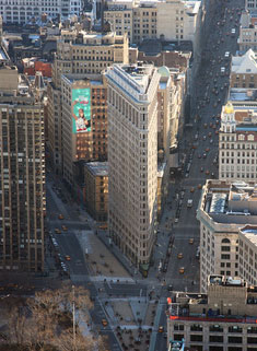 Which book genres flatiron building NYC