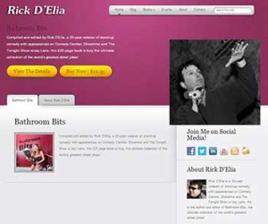 Author Website Design - Rick D'Elia