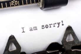 literary agent decision apology